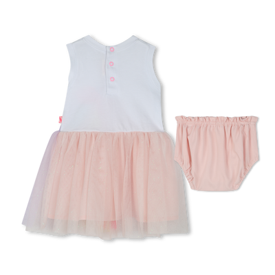 Vestito e coulotte bimateriali BILLIEBLUSH BAMBINA