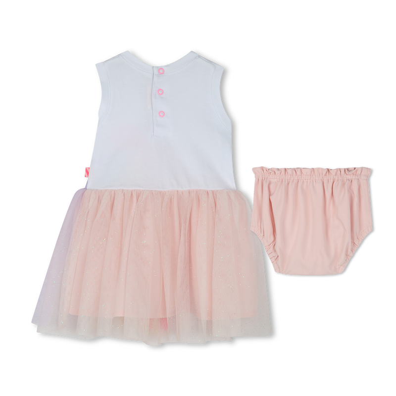 Vestito e coulotte bimateriali BILLIEBLUSH 
                        BAMBINA