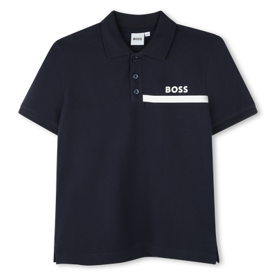 POLO A MANICHE CORTE BOSS RAGAZZO