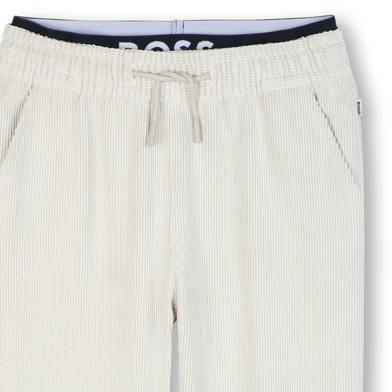 Pantaloni in velluto BOSS 
                        RAGAZZO