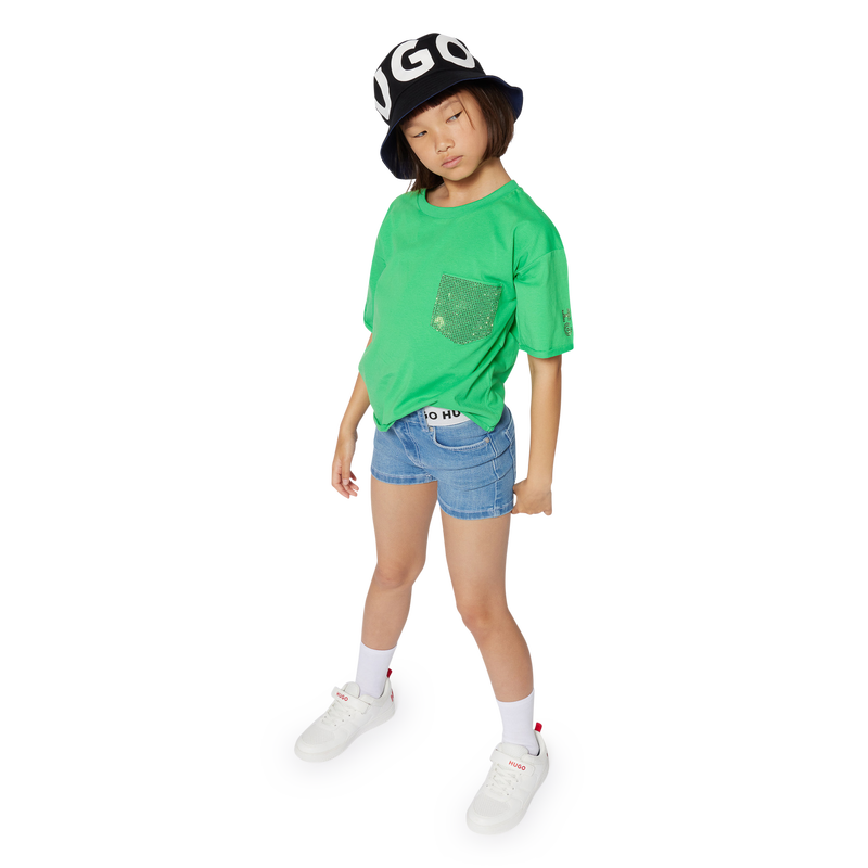 T-shirt a maniche corte HUGO 
                        BAMBINA