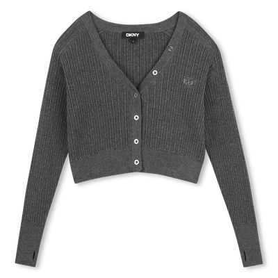 Cardigan in maglia DKNY BAMBINA