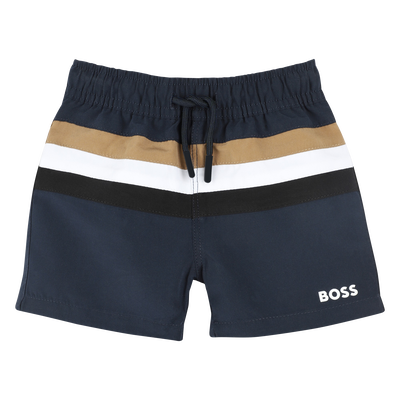 Shorts da bagno a righe BOSS RAGAZZO