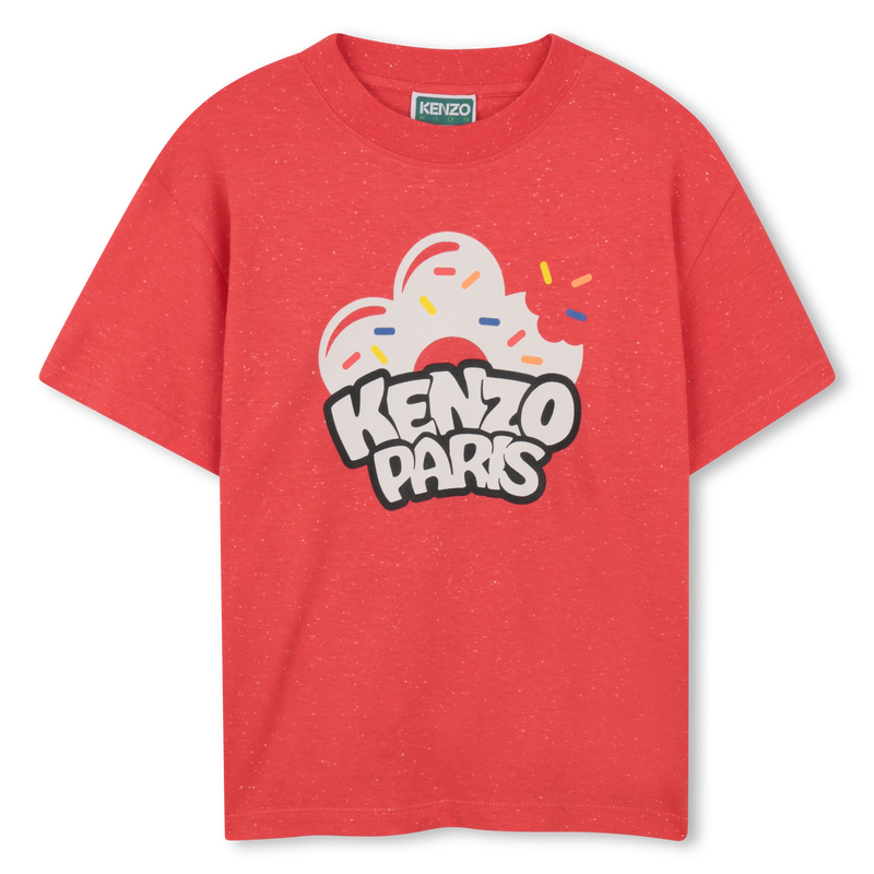 T-SHIRT A MANICHE CORTE KENZO KIDS 
                        RAGAZZO