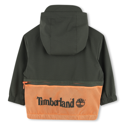 Giacca a vento zip e cappuccio TIMBERLAND RAGAZZO