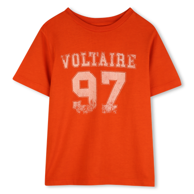 T-SHIRT A MANICHE CORTE ZADIG & VOLTAIRE RAGAZZO