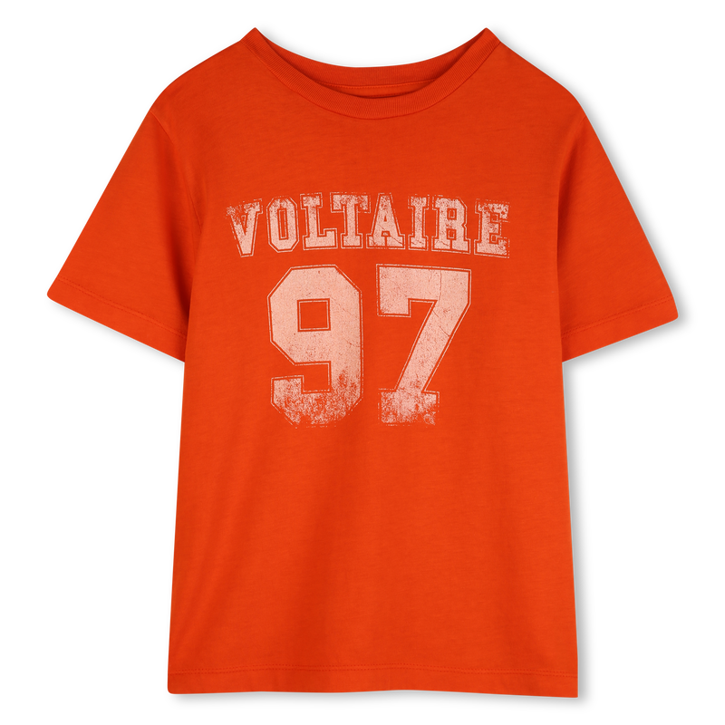 T-SHIRT A MANICHE CORTE ZADIG & VOLTAIRE 
                        RAGAZZO