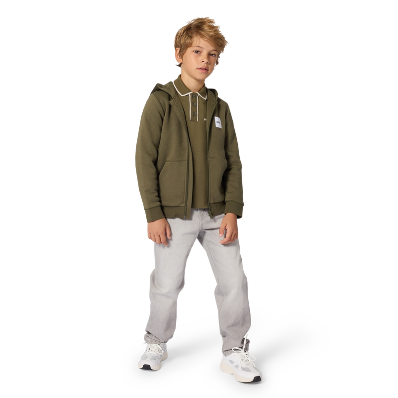 Cardigan sportivo BOSS 
                        RAGAZZO