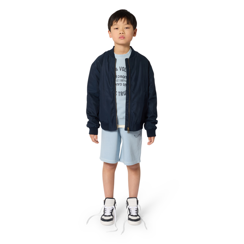 BOMBER CON ZIP ZADIG & VOLTAIRE 
                        RAGAZZO