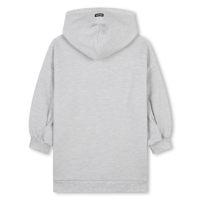 Abito logato con cappuccio DKNY BAMBINA