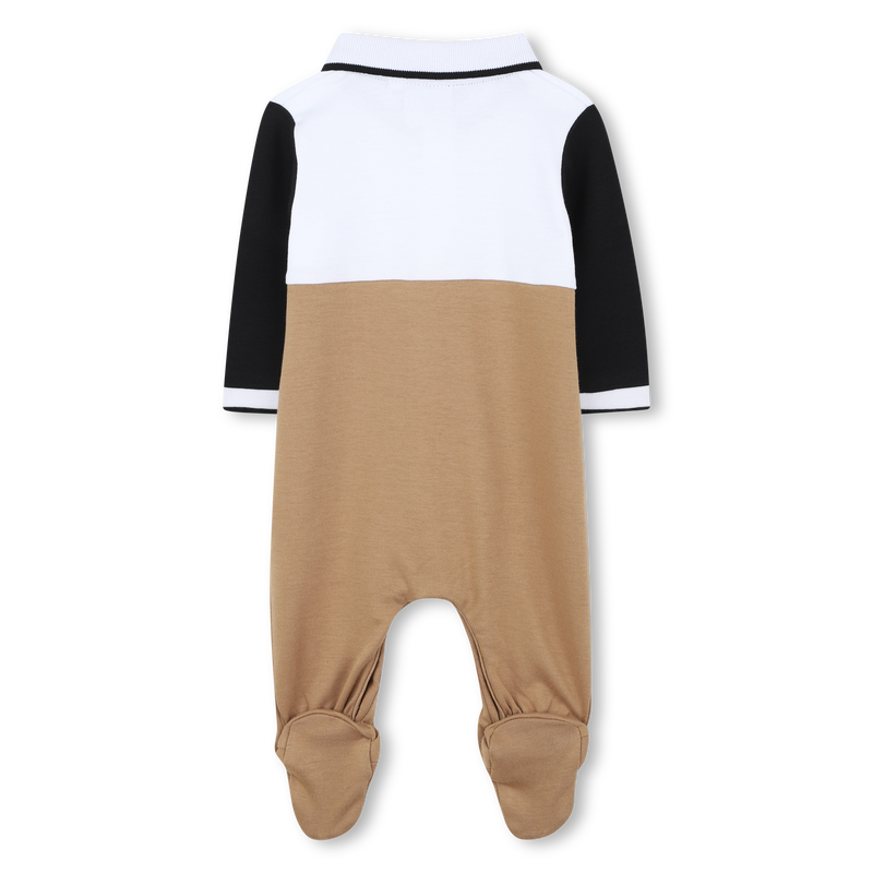 Pigiama tricolore collo polo BOSS 
                        RAGAZZO