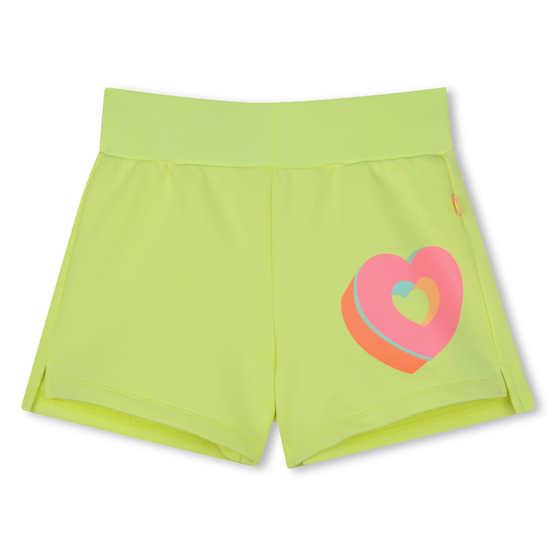 Shorts in felpa con cuori BILLIEBLUSH 
                        BAMBINA
