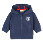 Felpa jogger con cappuccio, BLU ARDESIA, hi-res