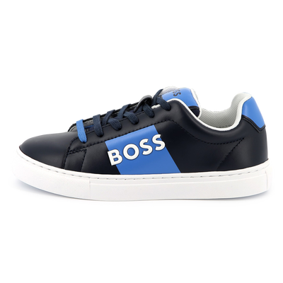 Sneakers stringate in pelle BOSS RAGAZZO