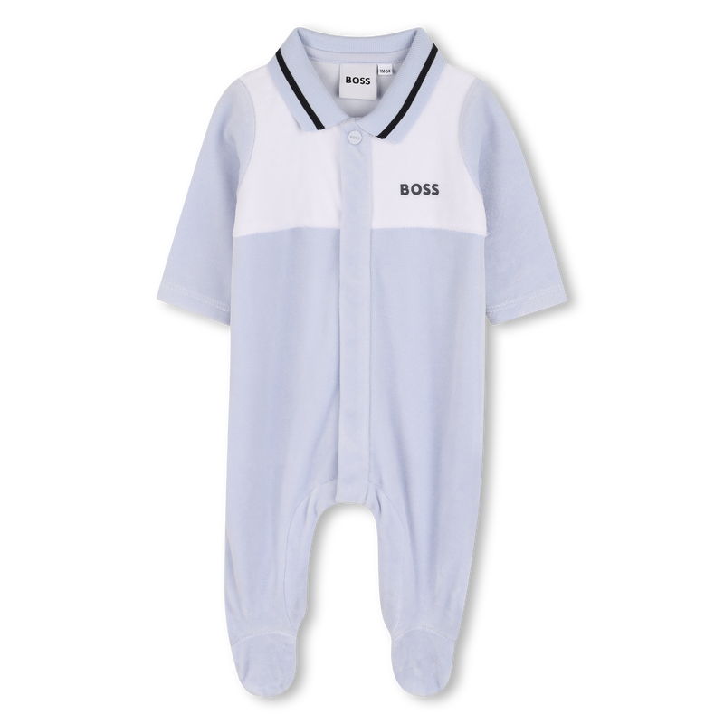 Tuta in velluto BOSS 
                        RAGAZZO