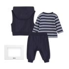 Set pantalone, cardigan e t-shirt BOSS 
                    RAGAZZO