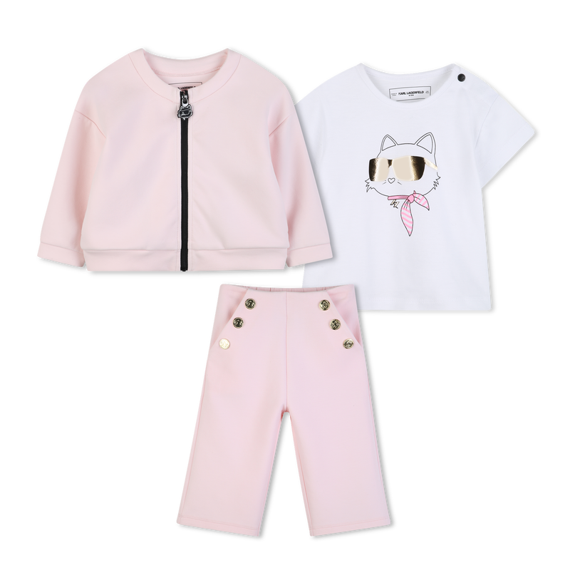 JOGGER SET KARL LAGERFELD KIDS 
                        BAMBINA
