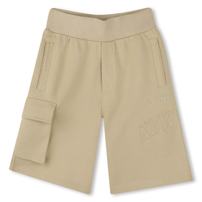 Bermuda in felpa di cotone DKNY UNISEX