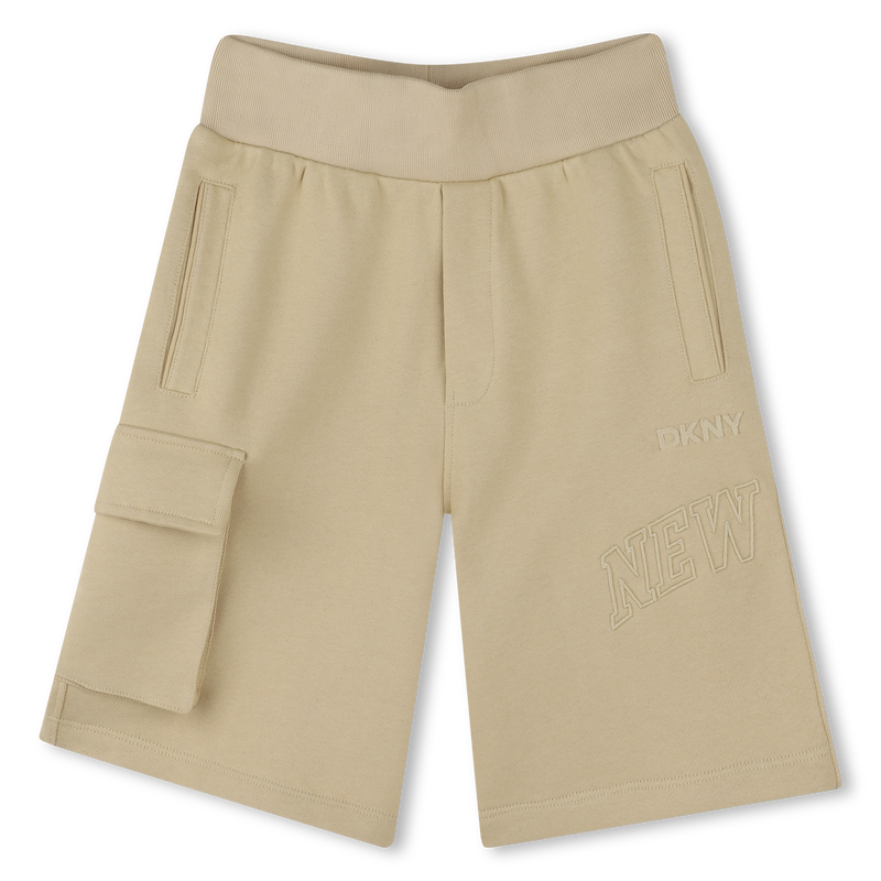 Bermuda in felpa di cotone DKNY 
                        UNISEX