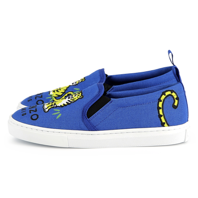 Sneakers elasticizzate in tela KENZO KIDS UNISEX
