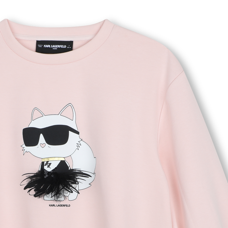 Felpa KARL LAGERFELD KIDS 
                        BAMBINA