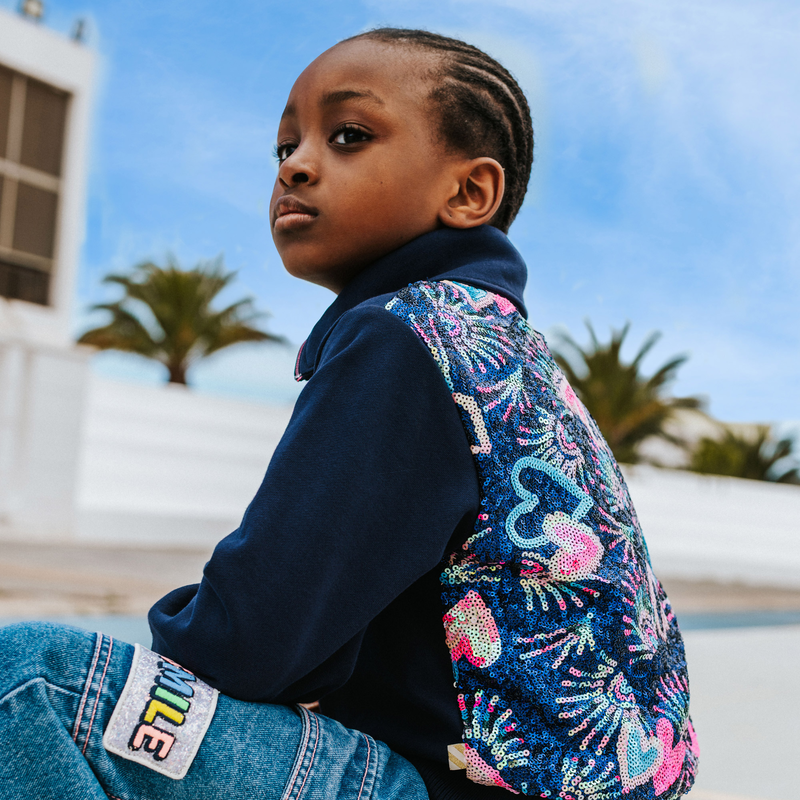 Cardigan in felpa BILLIEBLUSH 
                        BAMBINA