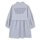 Abito chemisier a righe sottili KENZO KIDS 
                    BAMBINA