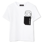 T-shirt a maniche corte KARL LAGERFELD KIDS 
                    RAGAZZO