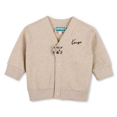 Cardigan in pile KENZO KIDS UNISEX