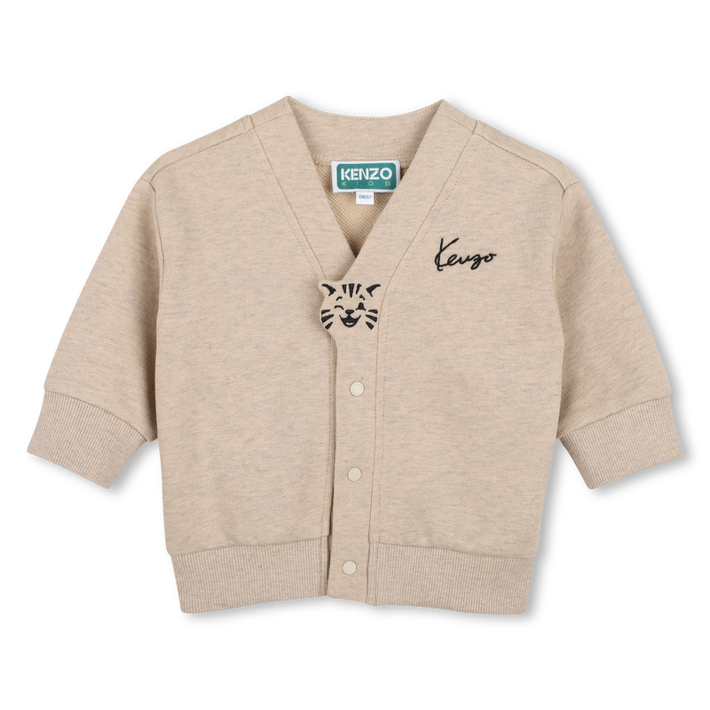 Cardigan in pile KENZO KIDS 
                        UNISEX