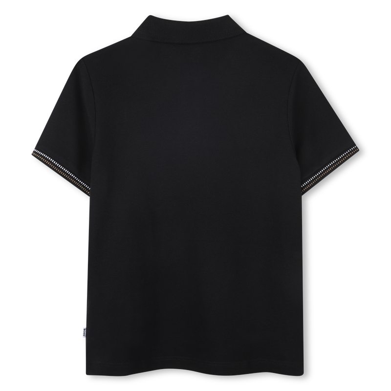 Polo con righe tricolori BOSS 
                        RAGAZZO