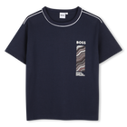 T-shirt a maniche corte, MARINE, hi-res