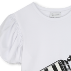 T-shirt con maniche fantasia MARC JACOBS 
                    BAMBINA