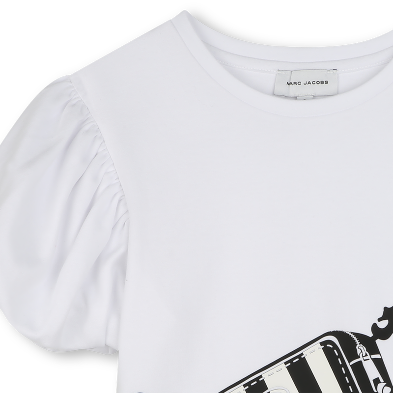 T-shirt con maniche fantasia MARC JACOBS 
                        BAMBINA