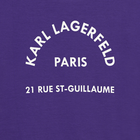 Felpa con stampa applicata KARL LAGERFELD KIDS 
                    BAMBINA