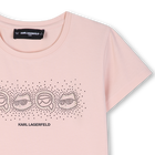 T-shirt a maniche corte KARL LAGERFELD KIDS 
                    BAMBINA