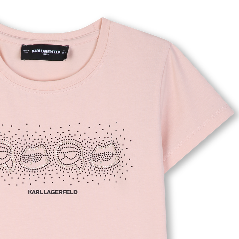 T-shirt a maniche corte KARL LAGERFELD KIDS 
                        BAMBINA