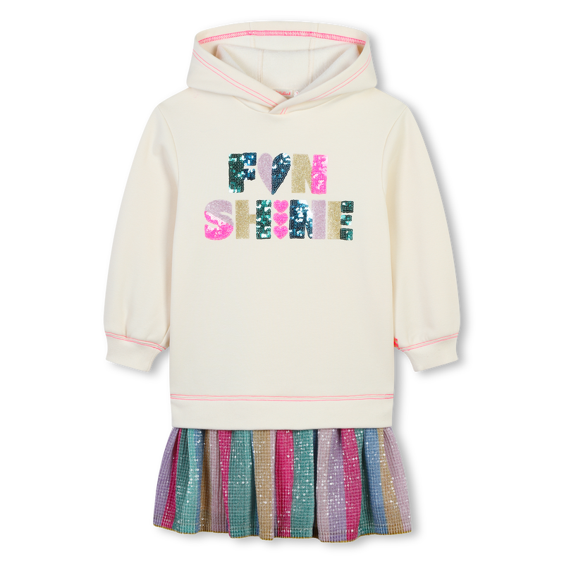 Vestito bi-materiale fantasia BILLIEBLUSH 
                        BAMBINA