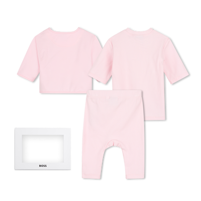 Set pantalone, cardigan e t-shirt BOSS BAMBINA