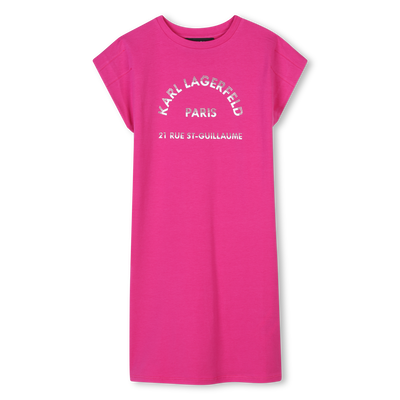 Vestito a maniche corte KARL LAGERFELD KIDS BAMBINA