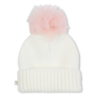 Cappello lavorato a maglia con pompon BILLIEBLUSH 
                    BAMBINA