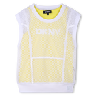 T-shirt a rete 2 in 1 DKNY 
                    BAMBINA