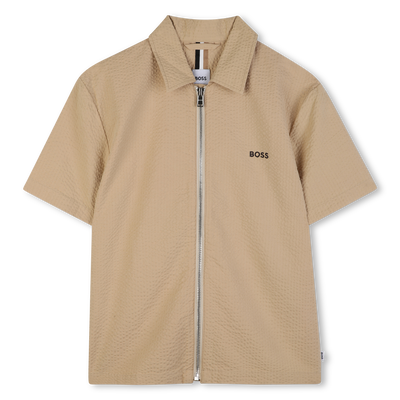 CAMICIA A MANICHE CORTE BOSS RAGAZZO