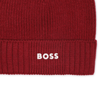 Cappello lavorato a maglia con logo BOSS 
                    RAGAZZO