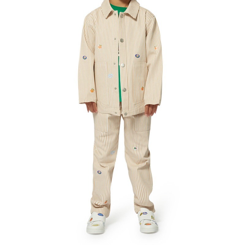 Giacca a righe in twill KENZO KIDS 
                        UNISEX