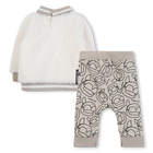 Set felpa e pantaloni da jogging KARL LAGERFELD KIDS 
                    RAGAZZO