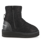 Stivaletto in tessuto con paillettes KARL LAGERFELD KIDS 
                    BAMBINA
