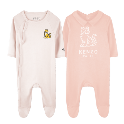 Set 2 pigiami in cotone KENZO KIDS UNISEX