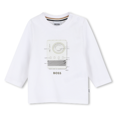 Maglietta a maniche lunghe BOSS RAGAZZO