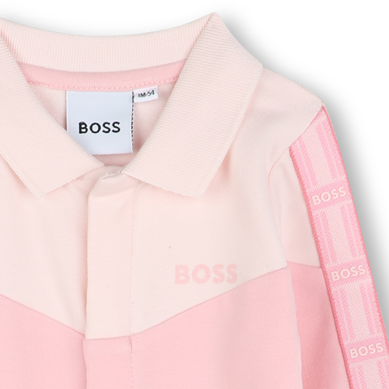 Pigiama collo polo e inserti BOSS 
                        BAMBINA